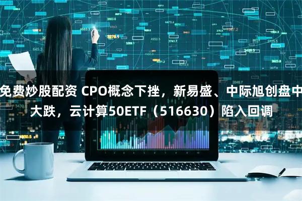 免费炒股配资 CPO概念下挫，新易盛、中际旭创盘中大跌，云计算50ETF（516630）陷入回调